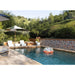 Tupelo Line Lounge Chair Set of 2 - In-Pool & Patio Furniture - Majestic Fountains