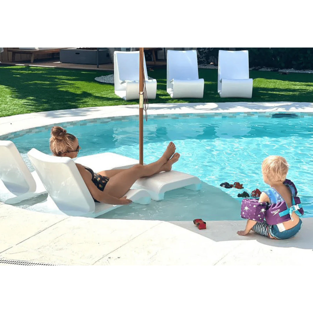 Tupelo Line Lounge Chair Set of 2 - In-Pool & Patio Furniture - Majestic Fountains