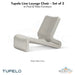 Tupelo Line Lounge Chair Set of 2 - In-Pool & Patio Furniture - Majestic Fountains