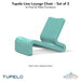 Tupelo Line Lounge Chair Set of 2 - In-Pool & Patio Furniture - Majestic Fountains