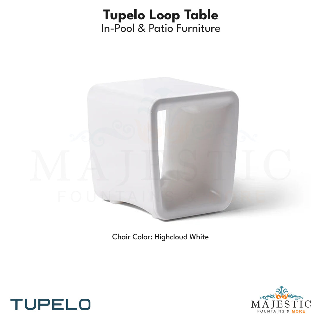 Tupelo Loop Table - In-Pool & Patio Furniture - Majestic Fountains