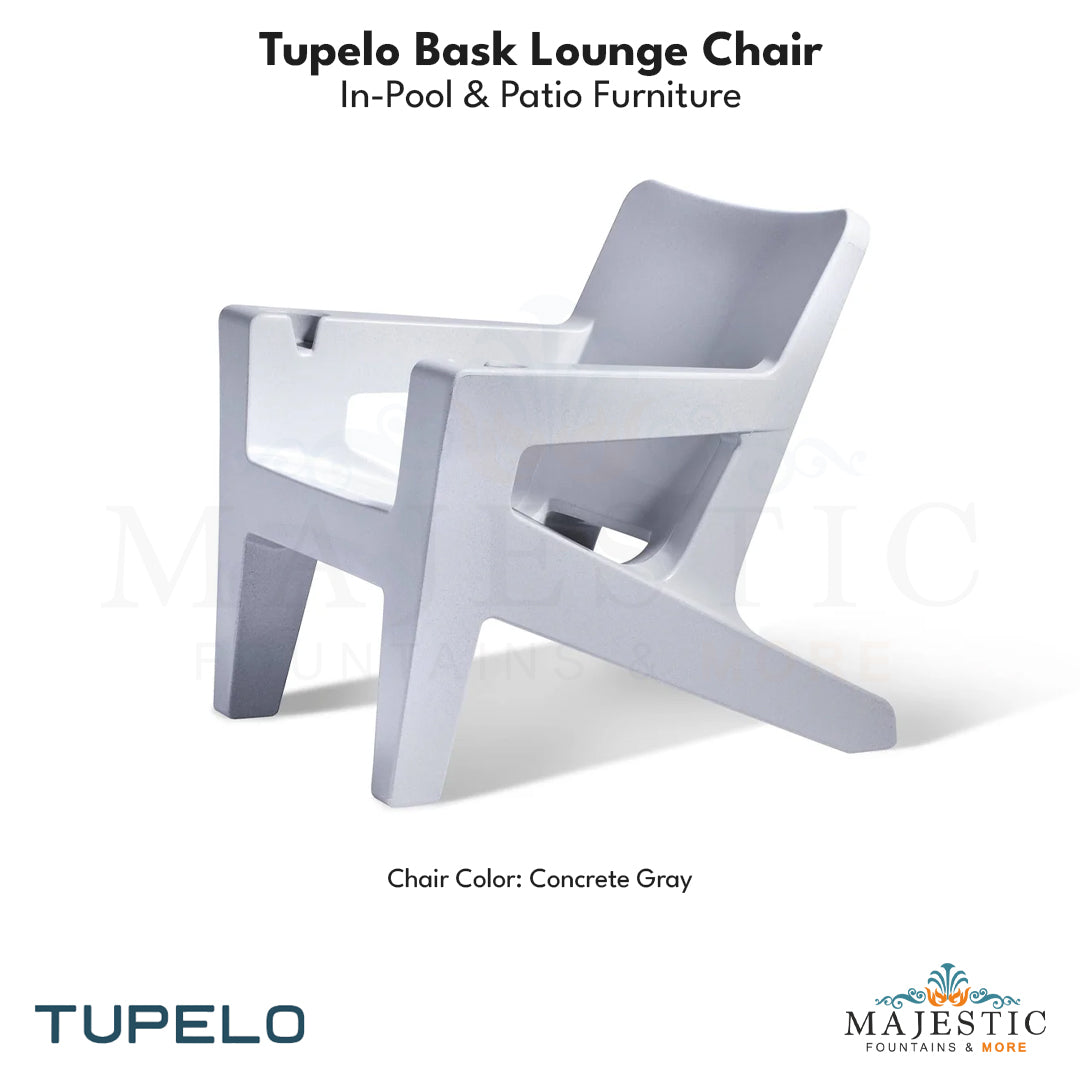 Tupelo Bask Lounge Chair In-Pool & Patio Furniture - Majestic Fountains