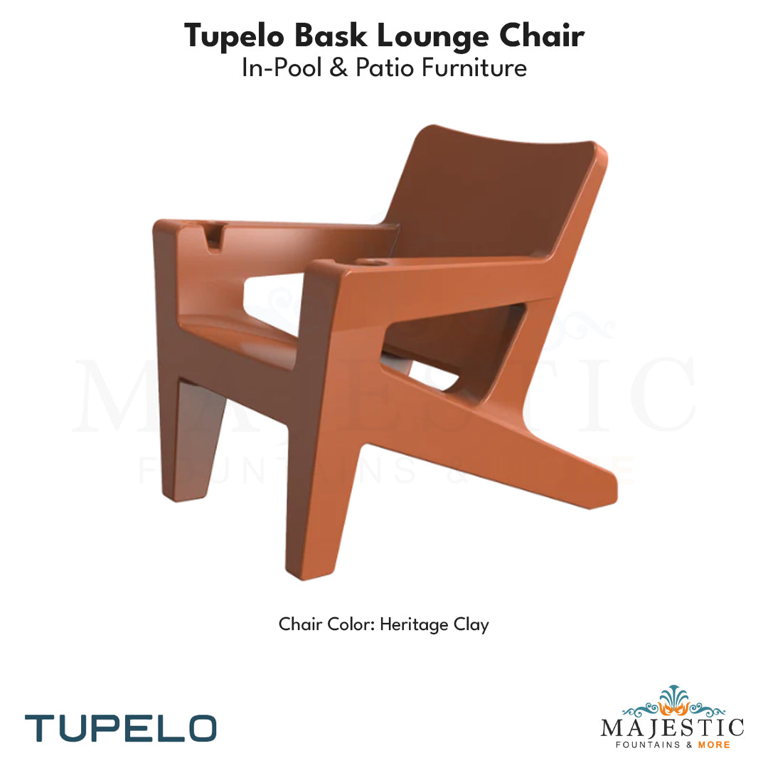 Tupelo Bask Lounge Chair In-Pool & Patio Furniture - Majestic Fountains