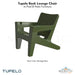 Tupelo Bask Lounge Chair In-Pool & Patio Furniture - Majestic Fountains