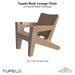 Tupelo Bask Lounge Chair In-Pool & Patio Furniture - Majestic Fountains
