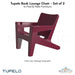 Tupelo Bask Lounge Chair - Set of 2 - In-Pool & Patio Furniture - Majestic Fountains