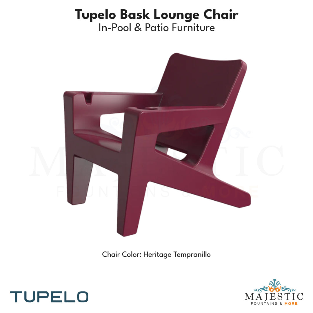 Tupelo Bask Lounge Chair In-Pool & Patio Furniture - Majestic Fountains