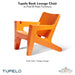 Tupelo Bask Lounge Chair In-Pool & Patio Furniture - Majestic Fountains