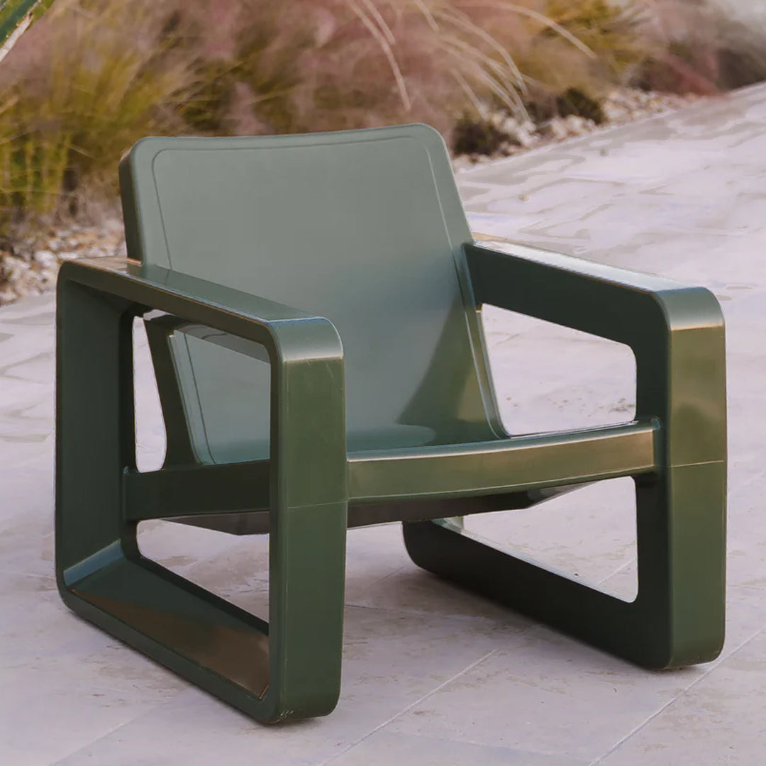 Tupelo Deck Lounge Chair Concrete - Set of 2 - In-Pool & Patio Furniture - Majestic Fountains