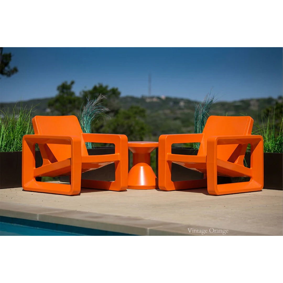 Tupelo Deck Lounge Chair Concrete - In-Pool & Patio Furniture - Majestic Fountains