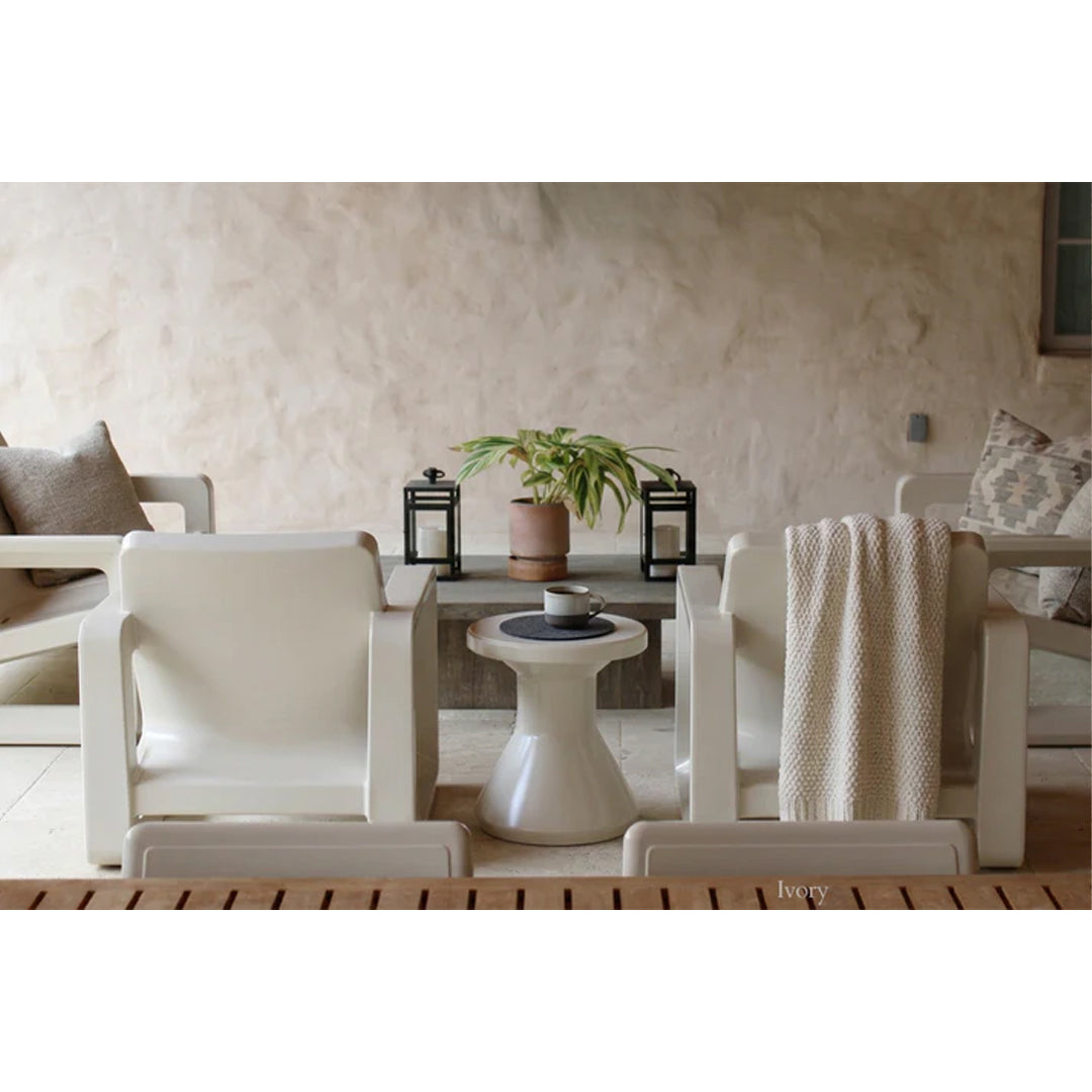 Tupelo Deck Lounge Chair Concrete - In-Pool & Patio Furniture - Majestic Fountains