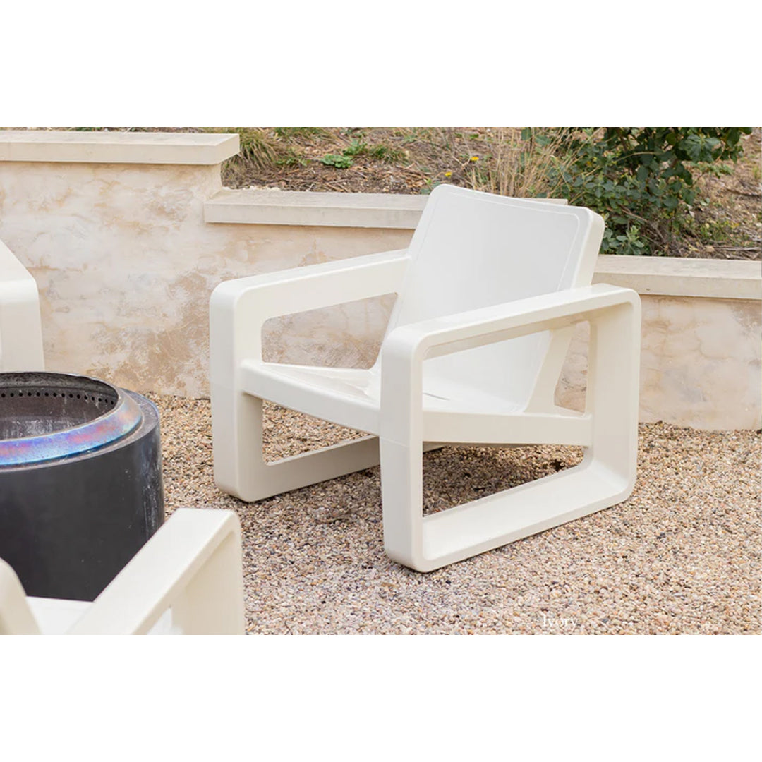Tupelo Deck Lounge Chair Concrete - In-Pool & Patio Furniture - Majestic Fountains