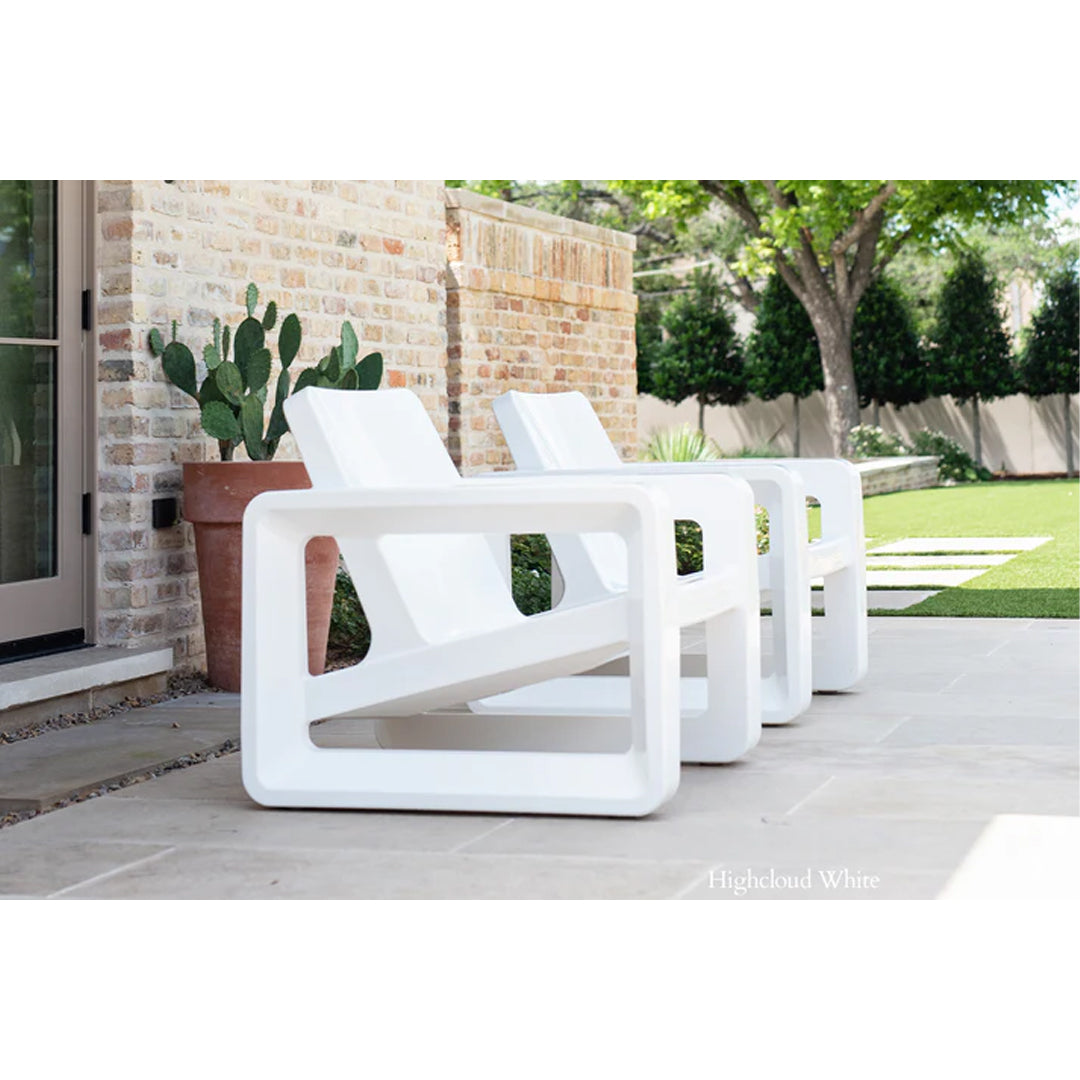 Tupelo Deck Lounge Chair Concrete - In-Pool & Patio Furniture - Majestic Fountains