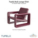 Tupelo Deck Lounge Chair Concrete - In-Pool & Patio Furniture - Majestic Fountains