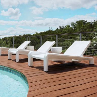 Tupelo Deck Lounge Chaise - Set of 2 - In-Pool & Patio Furniture - Majestic Fountains