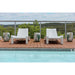 Tupelo Deck Lounge Chaise - Set of 2 - In-Pool & Patio Furniture  - Majestic Fountains