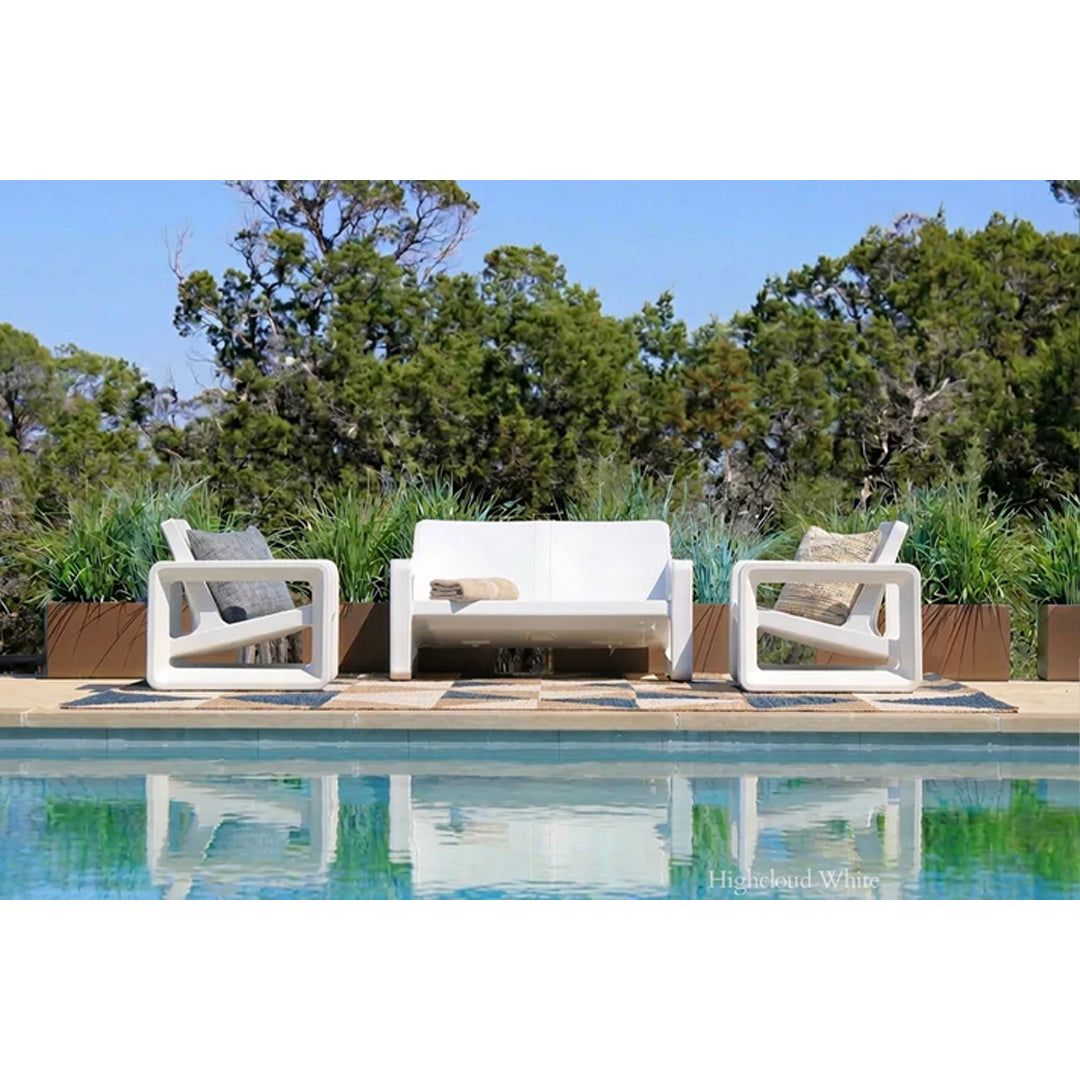 Tupelo Deck Loveseat Bench  - In-Pool & Patio Furniture - Majestic Fountains
