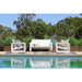 Tupelo Deck Loveseat Bench  - In-Pool & Patio Furniture - Majestic Fountains