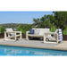 Tupelo Deck Loveseat Bench  - In-Pool & Patio Furniture - Majestic Fountains