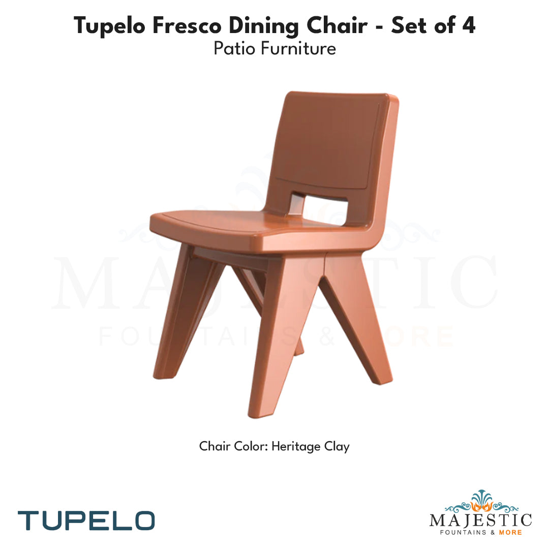 Tupelo Fresco Dining Chair - Set of 4 - Patio Furniture - Majestic Fountains