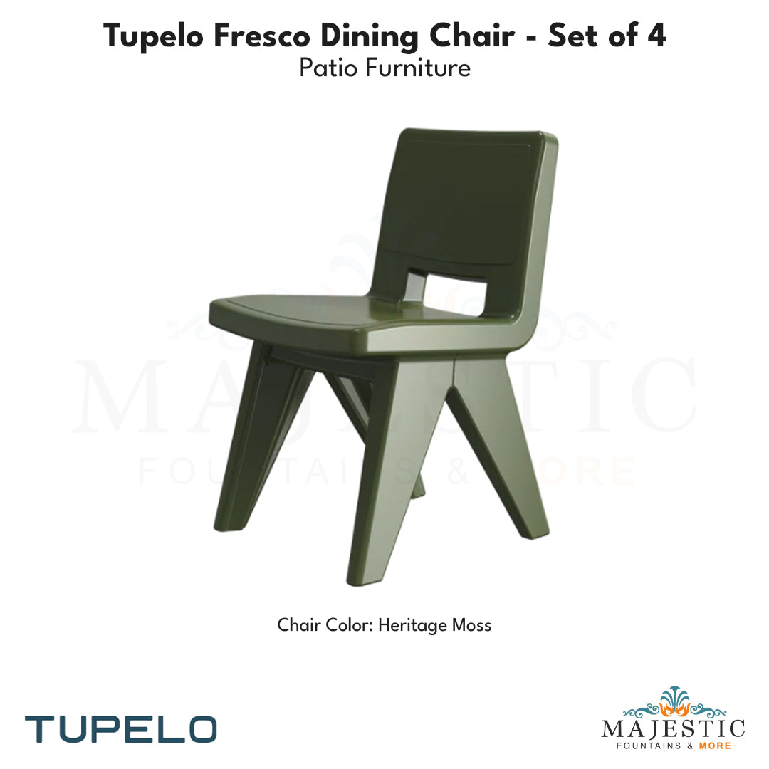 Tupelo Fresco Dining Chair - Set of 4 - Patio Furniture - Majestic Fountains