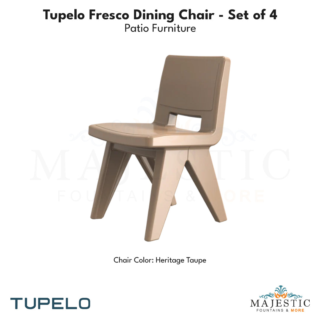 Tupelo Fresco Dining Chair - Set of 4 - Patio Furniture - Majestic Fountains