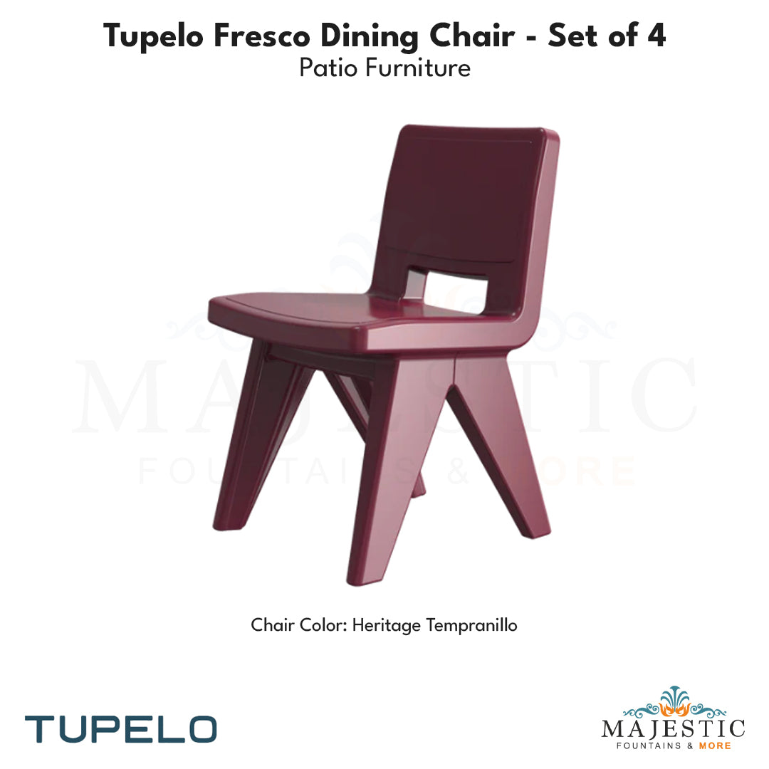 Tupelo Fresco Dining Chair - Set of 4 - Patio Furniture - Majestic Fountains