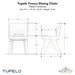 Tupelo Fresco Dining Chair - Patio Furniture - Majestic Fountains