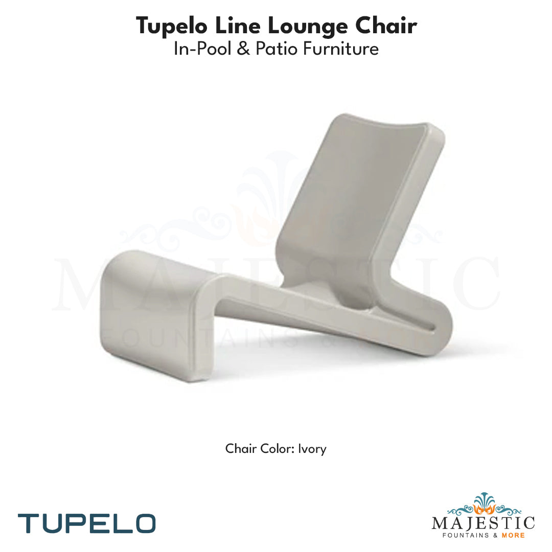 Tupelo Line Lounge Chair - In-Pool & Patio Furniture - Majestic Fountains