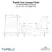 Tupelo Line Lounge Chair - In-Pool & Patio Furniture - Majestic Fountains