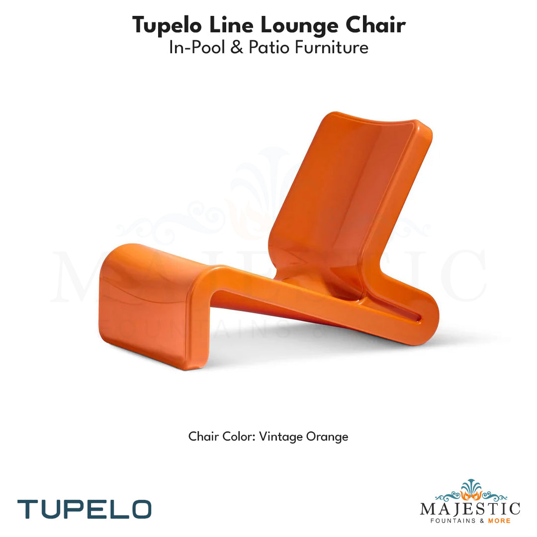 Tupelo Line Lounge Chair - In-Pool & Patio Furniture - Majestic Fountains
