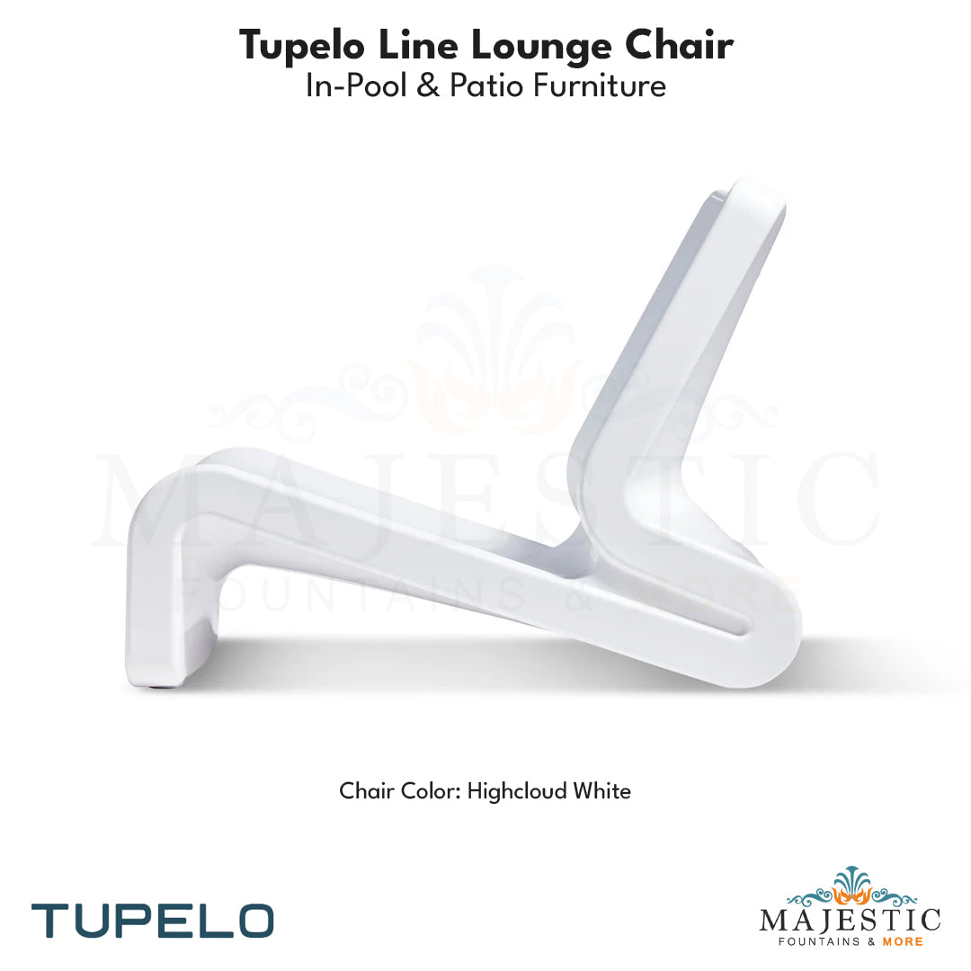 Tupelo Line Lounge Chair - In-Pool & Patio Furniture - Majestic Fountains