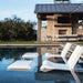 Tupelo Line Ottoman - In-Pool & Patio Furniture - Majestic Fountains