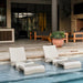 Tupelo Line Ottoman - In-Pool & Patio Furniture - Majestic Fountains