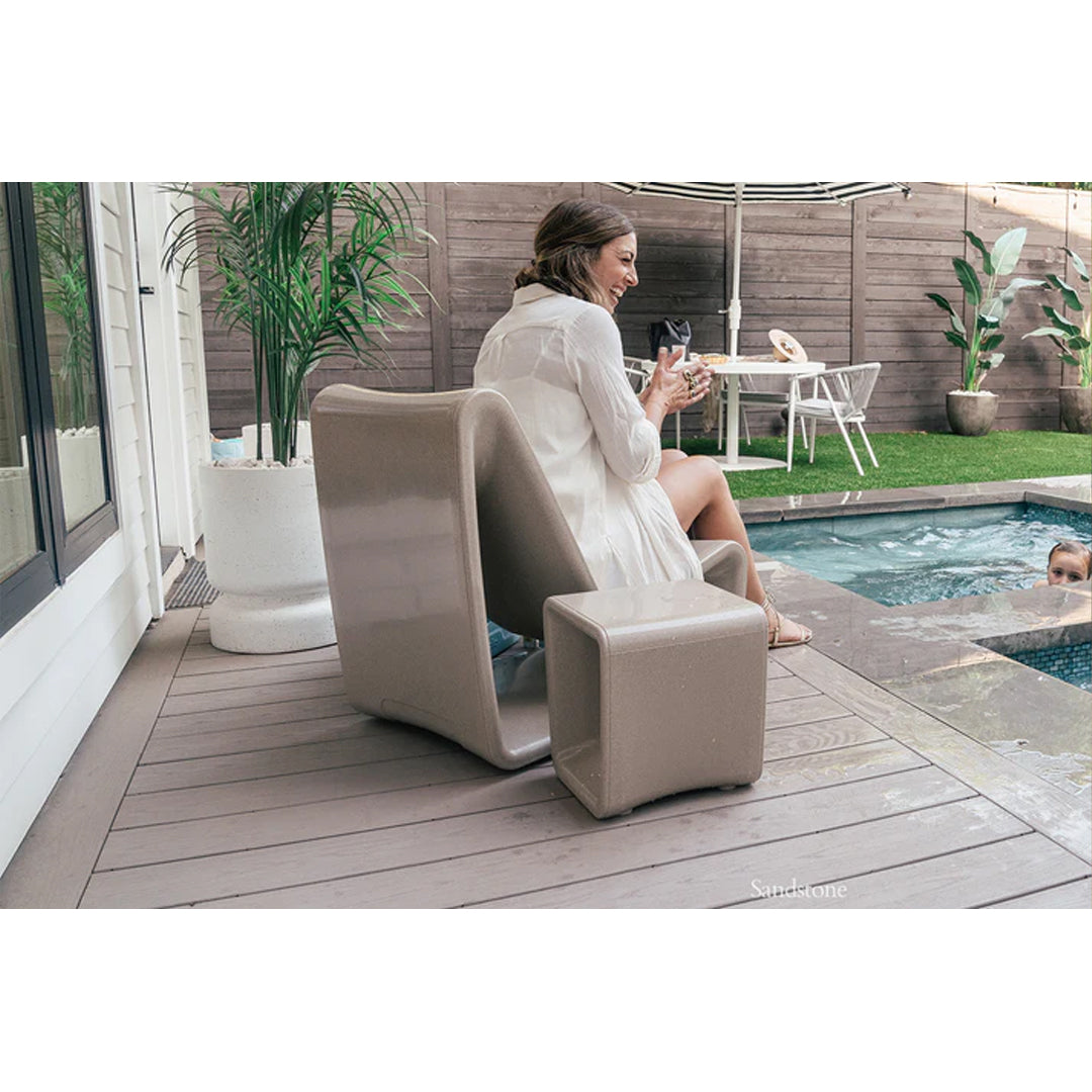 Tupelo Loop Lounge Chair -  Set of 2 - In-Pool & Patio Furniture - Majestic Fountains