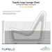 Tupelo Loop Lounge Chair - In-Pool & Patio Furniture - Majestic Fountains