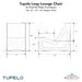 Tupelo Loop Lounge Chair - In-Pool & Patio Furniture - Majestic Fountains