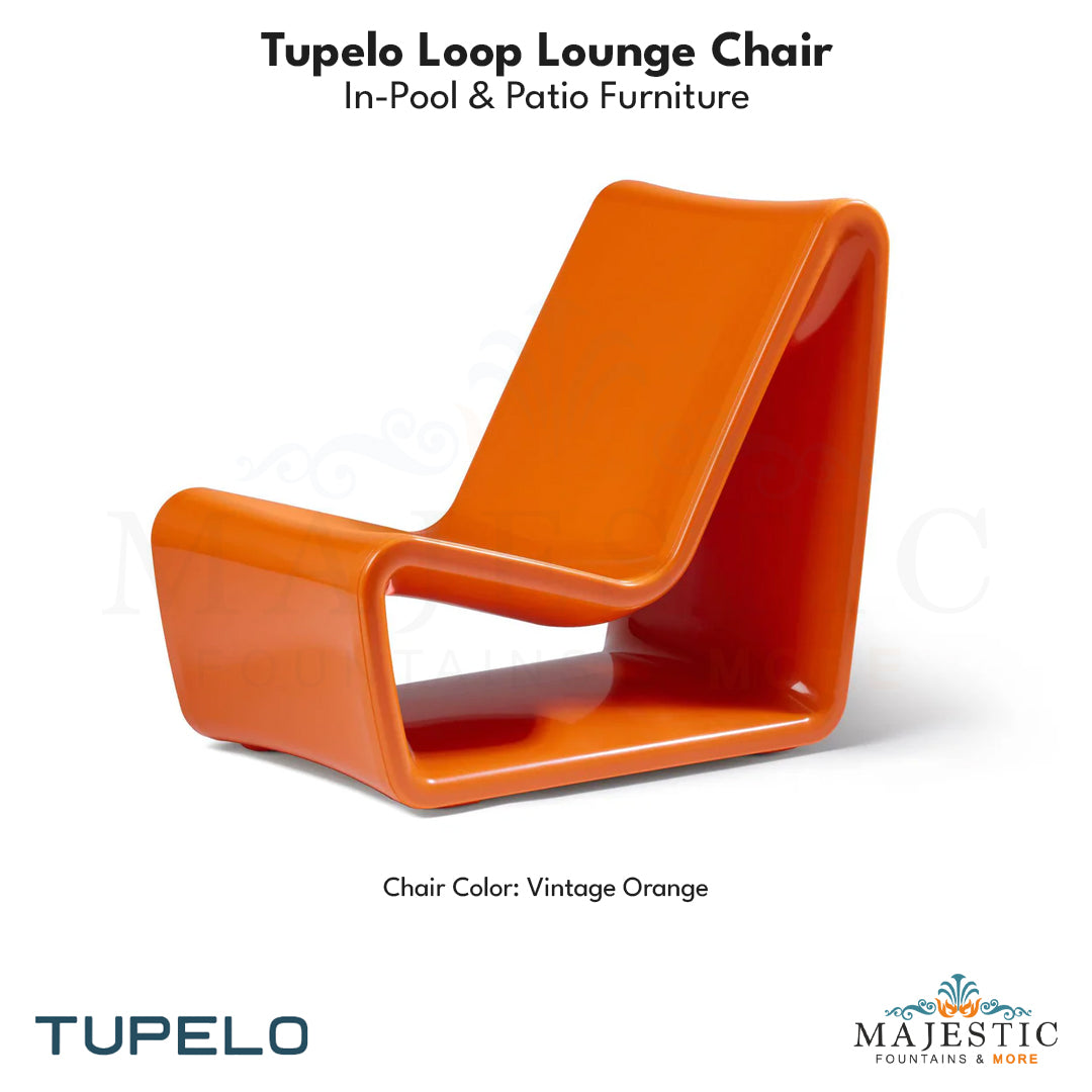Tupelo Loop Lounge Chair - In-Pool & Patio Furniture - Majestic Fountains