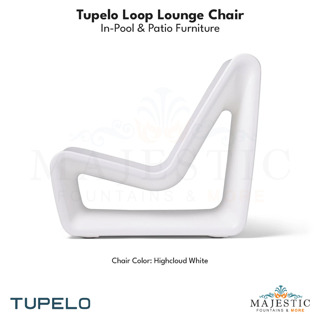 Tupelo Loop Lounge Chair - In-Pool & Patio Furniture - Majestic Fountains