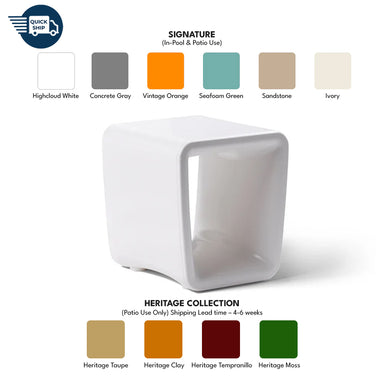 Tupelo Loop Table - In-Pool & Patio Furniture - Majestic Fountains