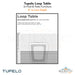 Tupelo Loop Table - In-Pool & Patio Furniture - Majestic Fountains