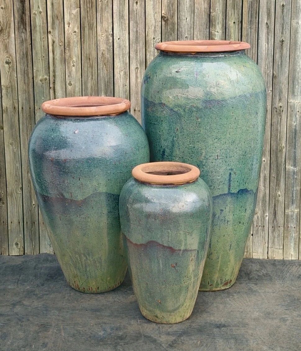 Tuscany Dark Sea Triple Vase FNT50907 - Complete Fountain Kit