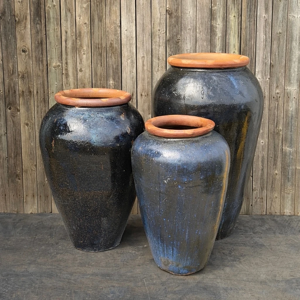 Tuscany Deep Cove Triple Vase FNT50893 - Complete Fountain Kit
