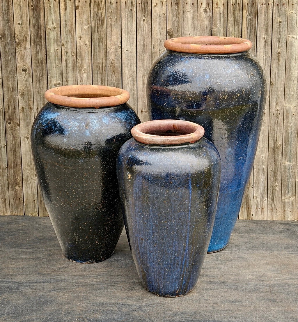 Tuscany Deep Twilight Triple Vase FNT50896 - Complete Fountain Kit
