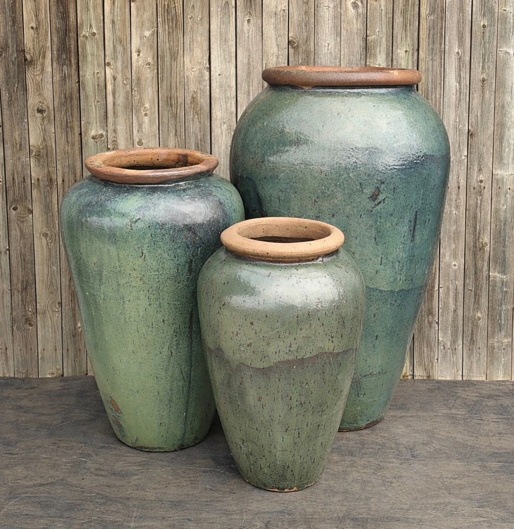 Tuscany Reseda Triple Vase FNT50917 - Complete Fountain Kit