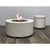 Tuscany Cilindro Fire Pit Table in GFRC Concrete by Prism Hardscapes - Majestic Fountains