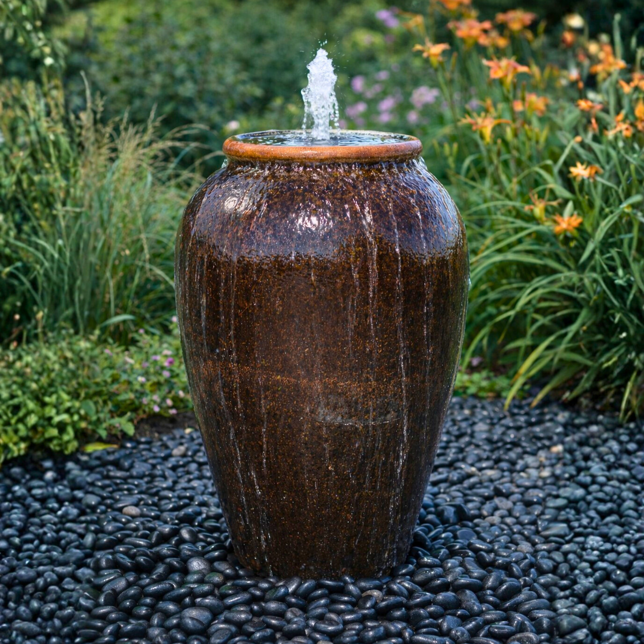 Wood Tuscany Vase Fountain Kit - FNT40569