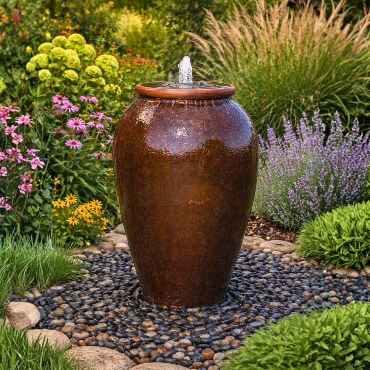 Cedar Tuscany Vase Fountain Kit - FNT40570