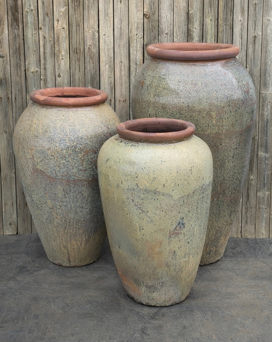 Tuscany Hampton Triple Ceramic Vase FNT50910 - Complete Fountain Kit