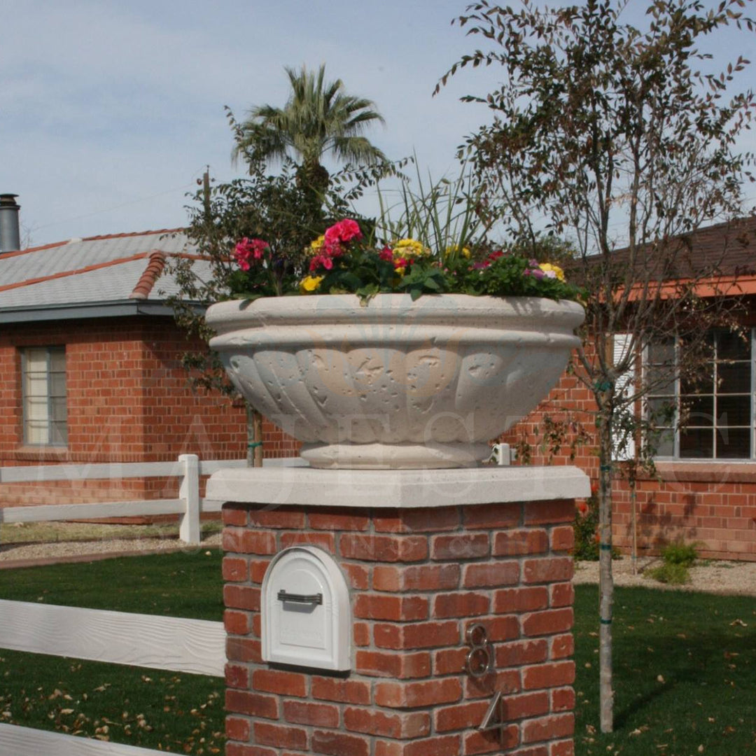 Tuscany Round Planter - Majestic Fountains